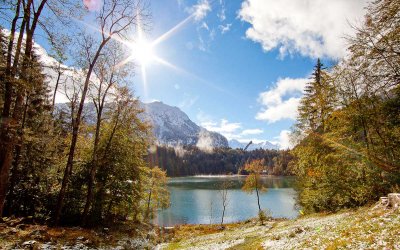 Freibergsee im Herbst