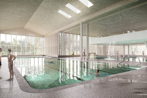Therme Badehalle Schwimmerbecken (1)