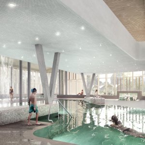 Therme Badehalle Erlebnisbecken