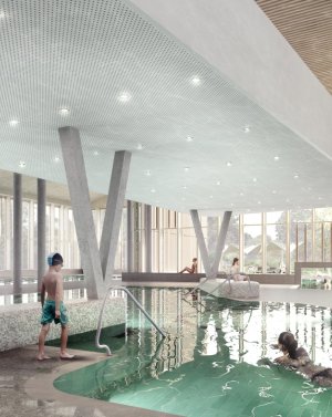 Therme Badehalle Erlebnisbecken