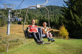 Sessellift zum Riedbergerhorn Bequem hinauf und hinunter mit dem Doppelsessellift der Riedbergerhorn-Bahn.
