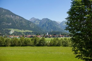 Ausblick auf Oberstdorf