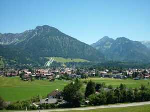 Idyllisches Oberstdorf im Allgäu