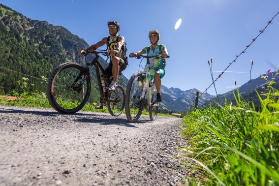 Wir haben tolle Möglichkeiten für Radtouren rund um Oberstdorf im Oberallgäu.