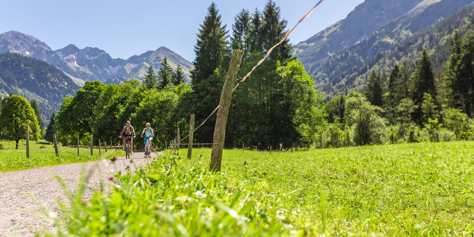 Die Oberstdorfer Berge mit dem Mountainbike erkunden