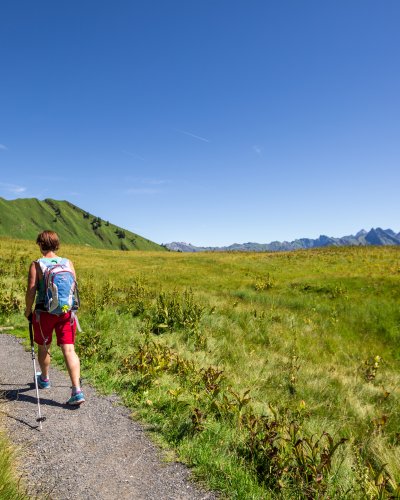 Wandertour am Fellhorn in den Allgäuer Alpen. Das Fellhorn bietet tolle Touren - auch für Familien.