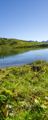 Das können Sie in Obersdorf im Allgäu live erleben. Der Schlappoldsee am Fellhorn sollte mindestens einmal Teilziel ihrer Wanderung sein.