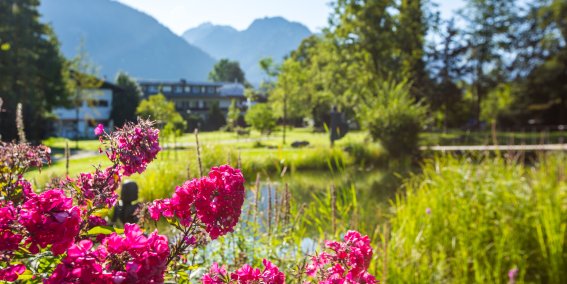 Der Kurpark in Oberstdorf