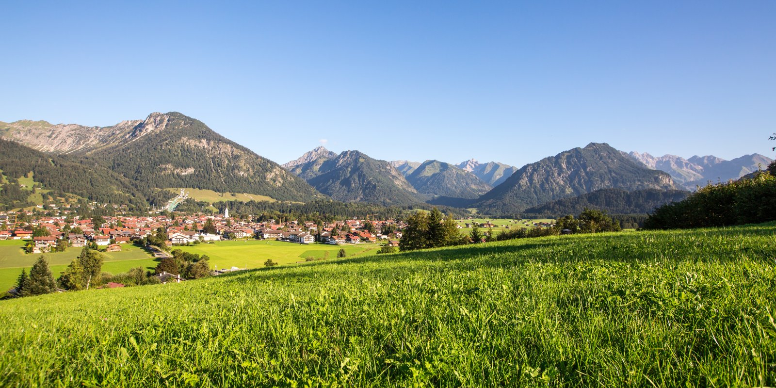 Oberstdorf in den Allgäuer Alpen