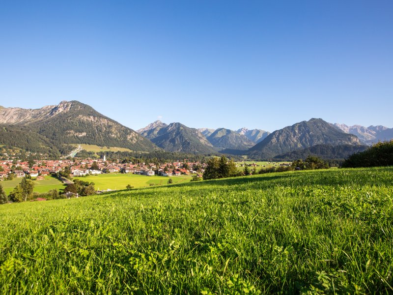 Oberstdorf in den Allgäuer Alpen