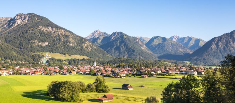 Die südlichste Gemeinde Deutschlands: Oberstdorf im Allgäu