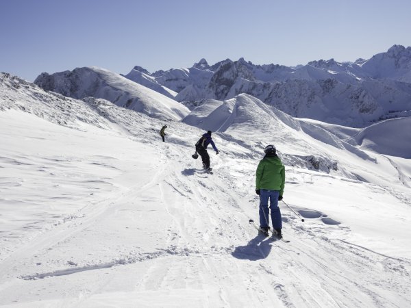 Wintersport mit gigantischen Panorama