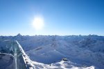 Winterliches Bergpanorama auf dem Nebelhorn. 400 Gipfelblick Nebelhorn