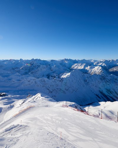 Schnee auf dem Nebelhorn