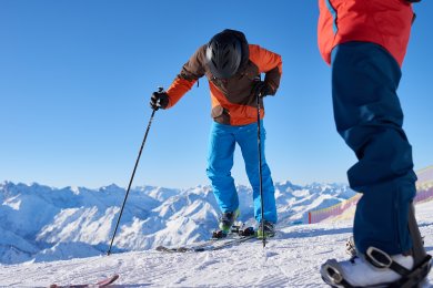 Oberstdorf bietet Skifahrern und Snowboardern eine große Auswahl an unterschiedlich schwierigen Pisten.