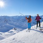 Skifahren vor traumhaftem Panorama am Nebelhorn