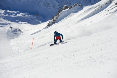 Snowboarden Nebelhorn