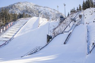 WM Skisprungarena in Oberstdorf