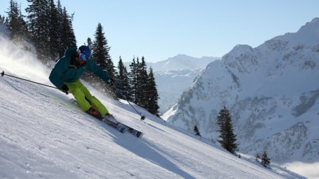 Skifahrer am Walmendingerhorn