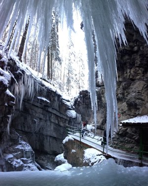 Die Breitachklamm - ein Naturphänomen im Winter