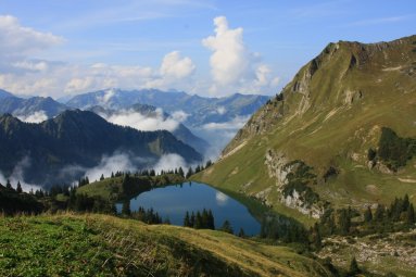 Ein fantastischer Blick auf den Seealpsee