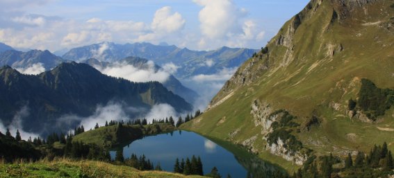 Ein fantastischer Blick auf den Seealpsee