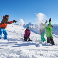 Spaß im Schnee in den Allgäuer Alpen