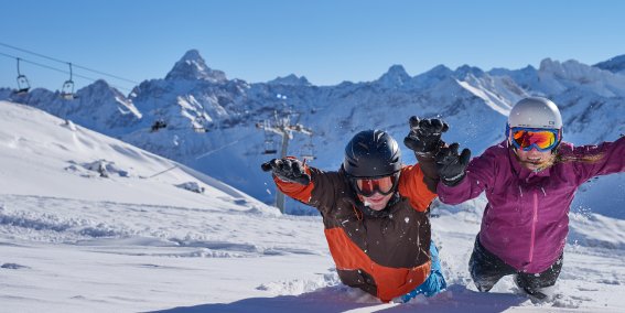 Mit einem Sprung ins Skivergnügen