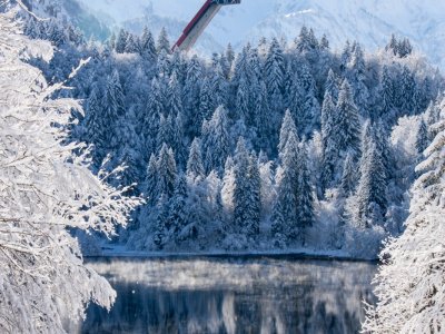 Entdecke den Freibergsee im Winter