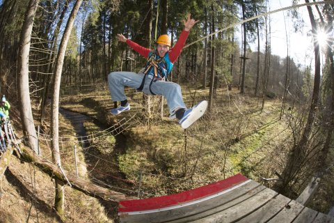 Hochseilgarten - Flying Fox