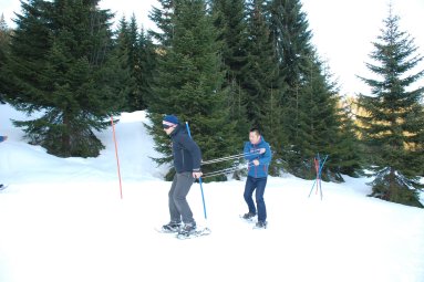 Schneeschuhrennen