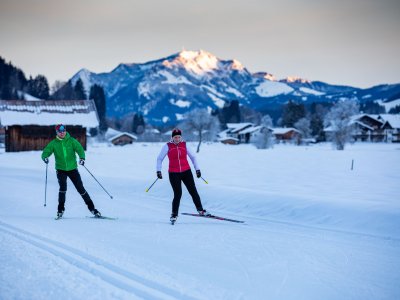 Das Allgäu gehört zu den beliebtesten Langlauf-Destinationen im Winter.