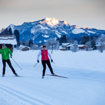 Das Allgäu gehört zu den beliebtesten Langlauf-Destinationen im Winter.