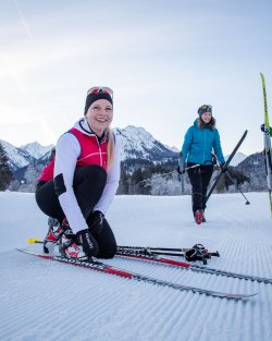 In der Gruppe macht das Langlaufen noch mehr Spaß