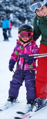 Traumhafte Voraussetzungen für den ersten Skitag am Berg