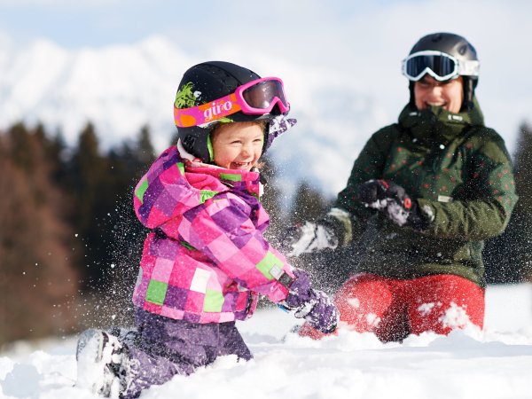 Das große Skigebiet Oberstdorf / Kleinwalsertal bietet jede Menge Schneevergnügen in den Allgäuer Bergen.