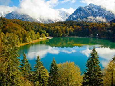 Der Freibergsee in Oberstdorf