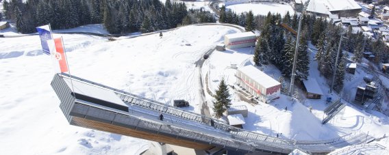 Traumhafter Blick über das verschneite Oberstdorf