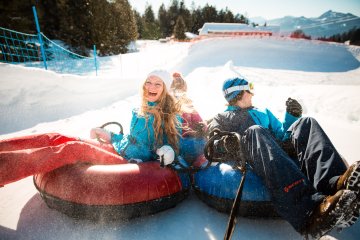 Spaß & Action beim Snowtubing