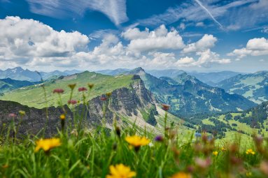 Ifen in Oberstdorf im Frühling