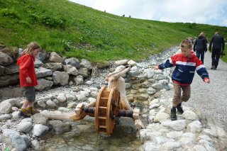 Auf dem Erlebnispfad Brumiwasser gibt es viel zu entdecken
