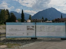 Bauzaunbanner Neubau Therme
