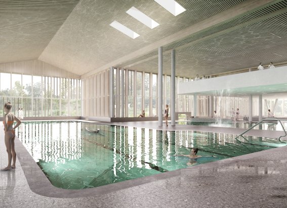 Visualisierung Badehalle 1