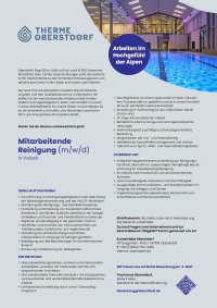 Mitarbeitende Reinigung (m/w/d)