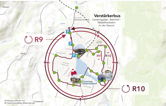 Linienverlauf Ringbus