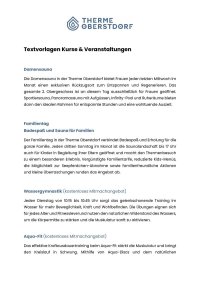 Kurse&Veranstaltungen