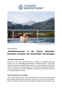 Wohlfühlmomente in der Therme Oberstdorf