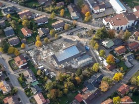 Luftaufnahme der Oberstdorf Therme