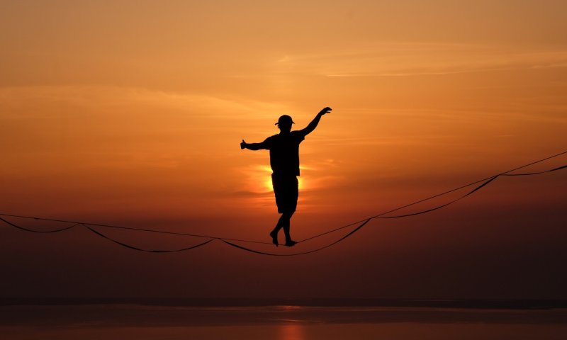 Friedi Kühne - Slackline-Profi