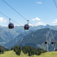 In der Achterkabine hinauf